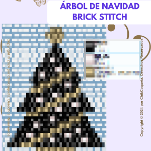 Árbol de Navidad Brick Stitch