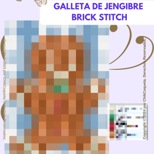 Galleta de Jengibre  Brick Stitch
