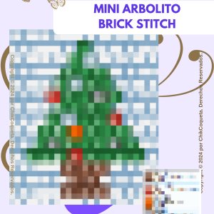 Mini Arbolito Brick Stitch