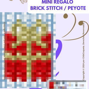 Mini Regalo Brick Stitch/Peyote