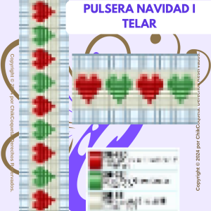 Pulsera Navidad I Telar
