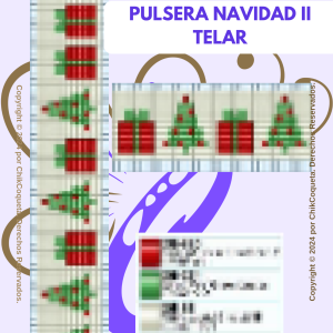 Pulsera Navidad II Telar